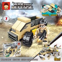 (Giá Đã bao gồm VAT) - Bộ xếp hình máy bay quân sự mã 11048B (Bán lốc 8 bộ)