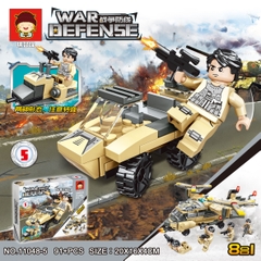 (Giá Đã bao gồm VAT) - Bộ xếp hình máy bay quân sự mã 11048B (Bán lốc 8 bộ)