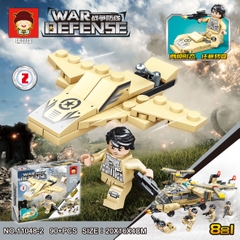 (Giá Đã bao gồm VAT) - Bộ xếp hình máy bay quân sự mã 11048B (Bán lốc 8 bộ)