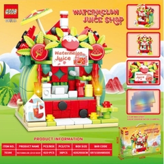 Bộ xếp hình cửa hàng nước ép dưa hấu 415pcs mã 70344