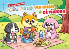 Tô màu xả xì chét – Những chú chó vui nhộn và dễ thương