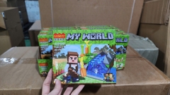 Bộ xếp hình Minecraft mã 44080B ( Bán theo khay x 8 hộp)