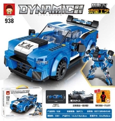 Bộ xếp hình xe biến hình robot mã 938