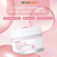 Combo 3 sản phẩm PDRN Hoa anh đào MIINSKIN (Toner xịt khoáng + Serum + Kem dưỡng)