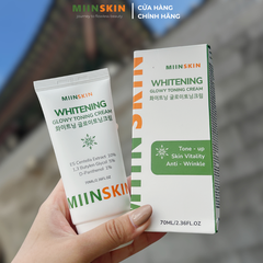 Combo dưỡng trắng da Serum Miinskin 5% Niacinamide + Kem dưỡng trắng nâng tone 70ml