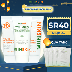 Combo 2 kem chống nắng vật lý 70ml và 1 kem dưỡng nâng tone 70ml Miinskin