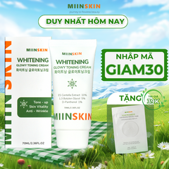 Kem Dưỡng Da Nâng Tone Và Ngừa Nếp Nhăn Miinskin - Miinskin Whitening Glowy Toning Cream