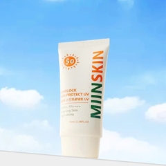 Combo serum dưỡng trắng 5% Niacinamide + kem chống nắng vật lý Miinskin