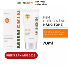 Kem Chống Nắng Nâng Tone , Bảo Vệ Da MIINSKIN PROTECT UV SUN BLOCK (BAO BÌ ĐỔI MỚI - CHẤT LƯỢNG KHÔNG ĐỔI)