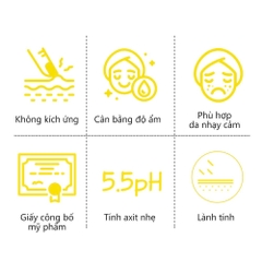 Combo serum dưỡng trắng Miinskin 5% Niacinamide + sữa rửa mặt chiết xuất chanh