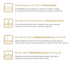 Combo serum dưỡng trắng Miinskin 5% Niacinamide + sữa rửa mặt chiết xuất chanh