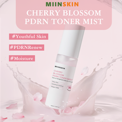 Toner Miinskin dạng xịt khoáng PDRN Hoa anh đào