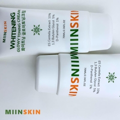 Combo 2 Kem Dưỡng Da Nâng Tone Và Ngừa Nếp Nhăn Miinskin - Miinskin Whitening Glowy Toning Cream