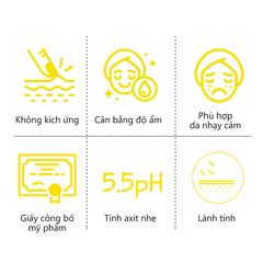 Combo sữa rửa mặt chiết xuất chanh + kem chống nắng vật lý Miinskin