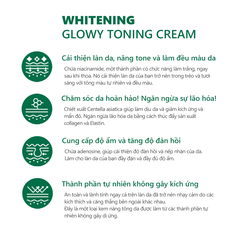 Combo 2 Kem Dưỡng Da Nâng Tone Và Ngừa Nếp Nhăn Miinskin - Miinskin Whitening Glowy Toning Cream