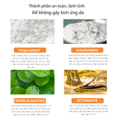 Combo 2 Kem Chống Nắng Nâng Tone , Bảo Vệ Da MIINSKIN PROTECT UV SUN BLOCK