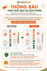 Kem Chống Nắng Nâng Tone , Bảo Vệ Da MIINSKIN PROTECT UV SUN BLOCK (BAO BÌ ĐỔI MỚI - CHẤT LƯỢNG KHÔNG ĐỔI)