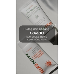 Combo 2 kem chống nắng vật lý 70ml và 1 kem dưỡng nâng tone 70ml Miinskin