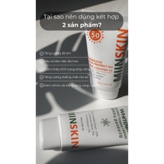 Combo 2 kem chống nắng vật lý 70ml và 1 kem dưỡng nâng tone 70ml Miinskin