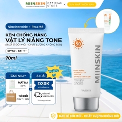 Kem Chống Nắng Nâng Tone , Bảo Vệ Da MIINSKIN PROTECT UV SUN BLOCK (BAO BÌ ĐỔI MỚI - CHẤT LƯỢNG KHÔNG ĐỔI)