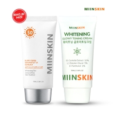 Kem Chống Nắng Nâng Tone , Bảo Vệ Da MIINSKIN PROTECT UV SUN BLOCK (BAO BÌ ĐỔI MỚI - CHẤT LƯỢNG KHÔNG ĐỔI)