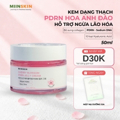 Kem Miinskin dạng thạch PDRN Hoa anh đào