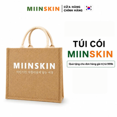 [QUÀ - ĐƠN TỪ 999K] Túi Tote MIINSKIN Đựng Mỹ Phẩm Skincare Du Lịch Vải Bố Dày Dặn