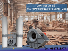 Quạt ly tâm hút bụi công suất lớn