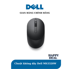 Chuột không dây di động Dell – MS3320- Màu đen