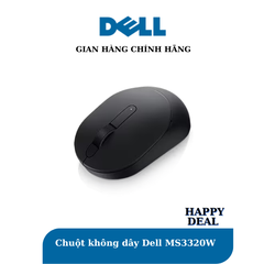 Chuột không dây di động Dell – MS3320- Màu đen