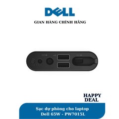 Pin Sạc Dự Phòng Laptop Dell 65W - PW7015L
