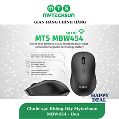 Chuột Sạc Không Dây Mytechsun MBW454-Màu đen