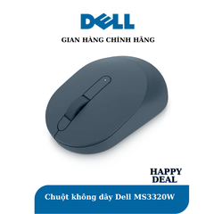 Chuột không dây di động Dell – MS3320- Màu xanh