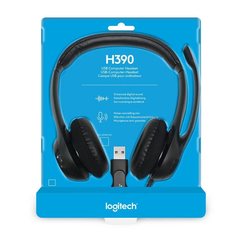 [Chính Hãng] Tai nghe có dây Logitech H390 Màu trắng- Mic giảm ồn, quai đeo, chụp tai có đệm, kết nối USB-A-BH 1 năm