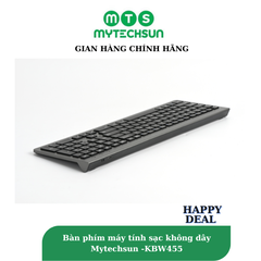 Bàn phím máy tính sạc không dây Mytechsun KBW455 Pro
