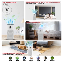 Máy Lọc Không Khí Honeywell Air Touch P2 - HC000021/AP/P2 - Hàng chính hãng - Bh 2 năm