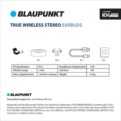 Tai nghe Bluetooth Blaupunkt LITEONE BAT1001B