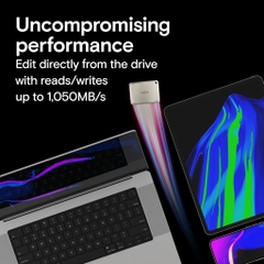 Crucial X9 Pro cho Mac SSD di động 4TB-CT4000X9PROMACSSD9B