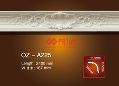Phào cổ trần hoa văn nữ hoàng A225