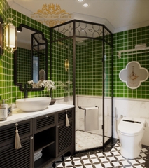 Thi công phào chỉ đen Indochine khách sạn tại Hạ Long