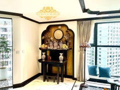 Thi công phào chỉ đen Indochine khách sạn tại Hạ Long