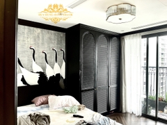 Thi công phào chỉ đen Indochine khách sạn tại Hạ Long