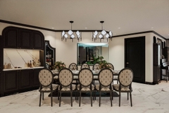 Thi công phào chỉ đen Indochine khách sạn tại Hạ Long