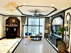 Thi công phào chỉ đen Indochine khách sạn tại Hạ Long