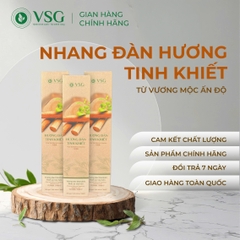Nhang Đàn Hương Tự Nhiên | 100% Bột Gỗ Đàn Hương Ấn Độ | Thích Hợp Thiền & Thờ Cúng