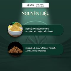 Bộ nhang không tăm Đàn hương Ấn Độ
