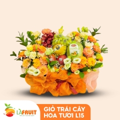 M-Giỏ trái cây hoa tươi 05