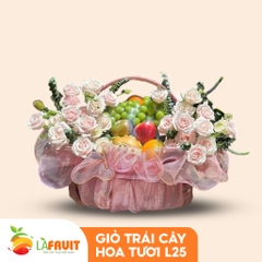 M-Giỏ trái cây hoa tươi 01