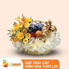 M-Giỏ trái cây hoa tươi 03