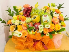 M-Giỏ trái cây hoa tươi 05